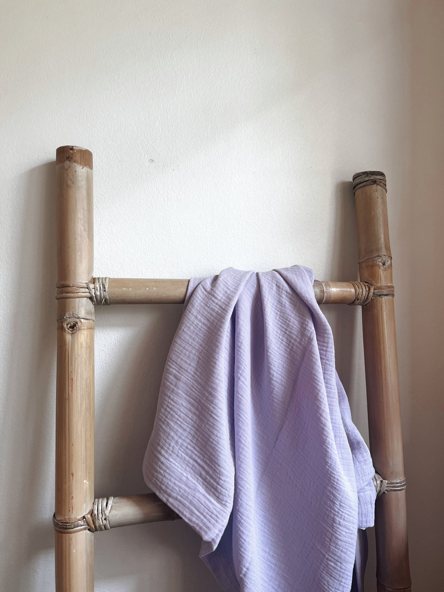 Lila Swaddle | Plain Lilac Muslin